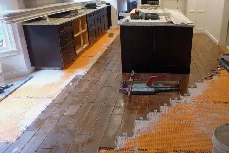 How to remove the kitchen island from floor