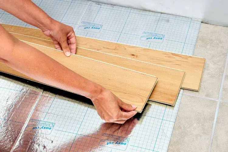 Sheet vinyl tiles not sticking to plywood