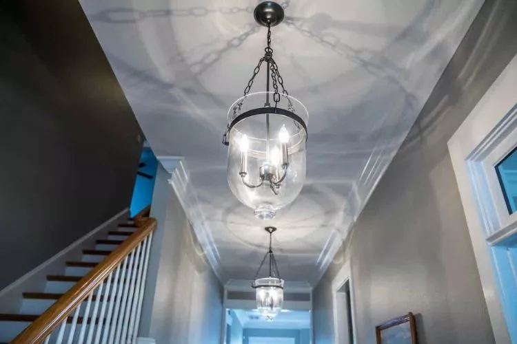 How to clean chandeliers on high ceiling