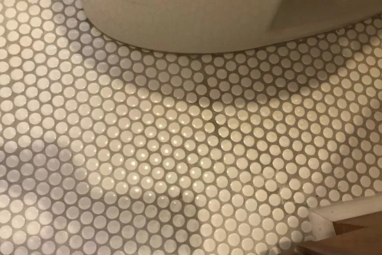 How to clean penny tile grout