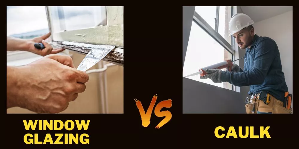 Window Glazing vs caulk