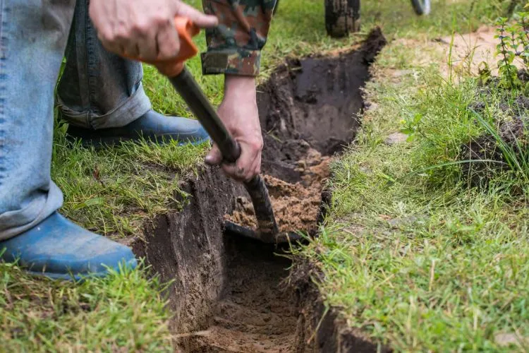 How To Dig A Trench For Drainage